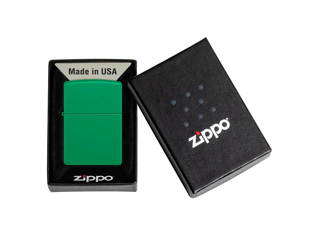 Original Zippo® Feuerzeug Golf Green Matte mit Personalisierter Gravur