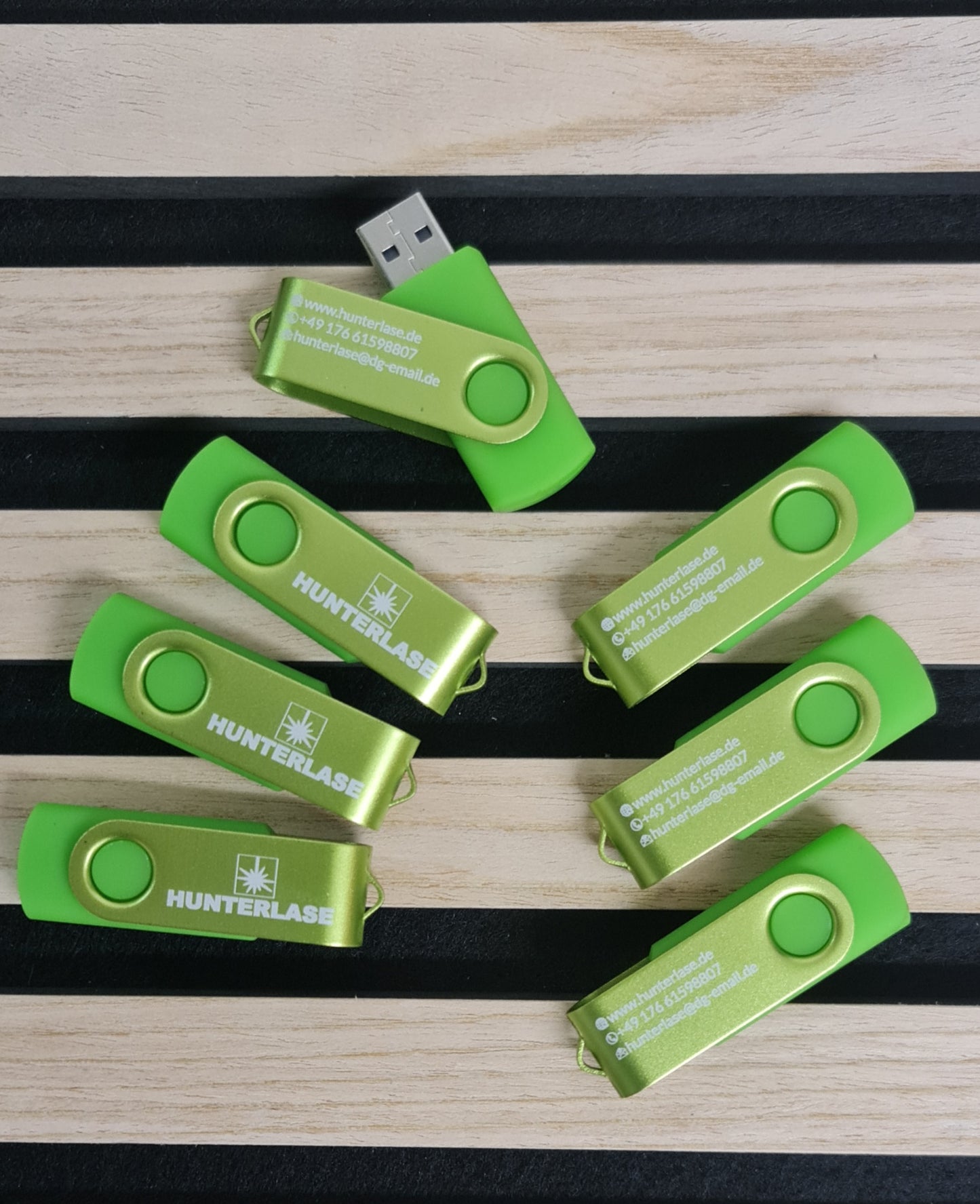 Personalisierter USB-Stick mit Lasergravur