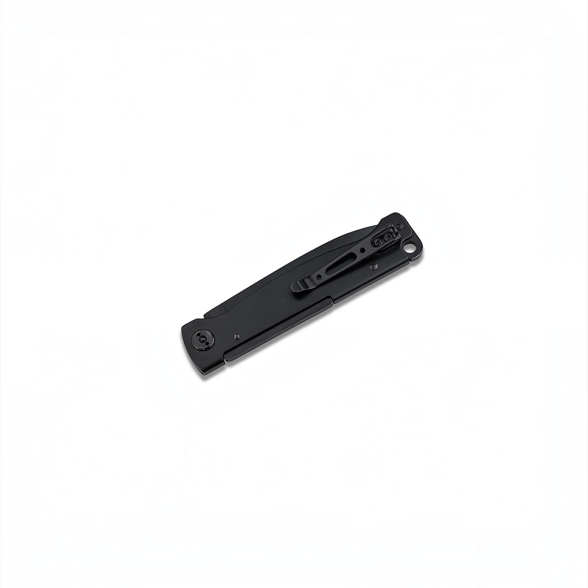 HUNTERLASE Böker Plus Atlas All Black Taschenmesser aus Edelstahl in Schwarz mit Taschenclip