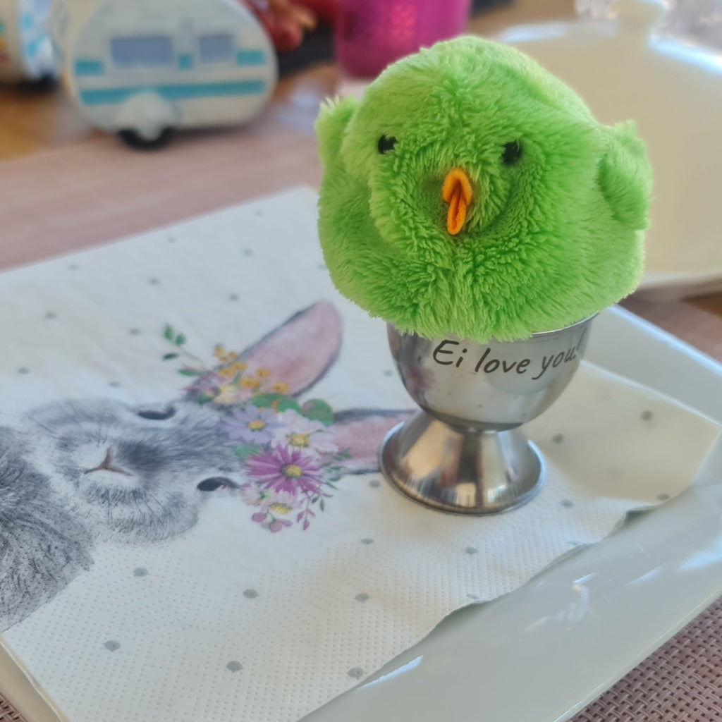 Lustige Eierbecher ( 4er Set ) mit persönlicher Gravur