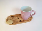 Personalisierte Tasse mit Bambus-Tablett