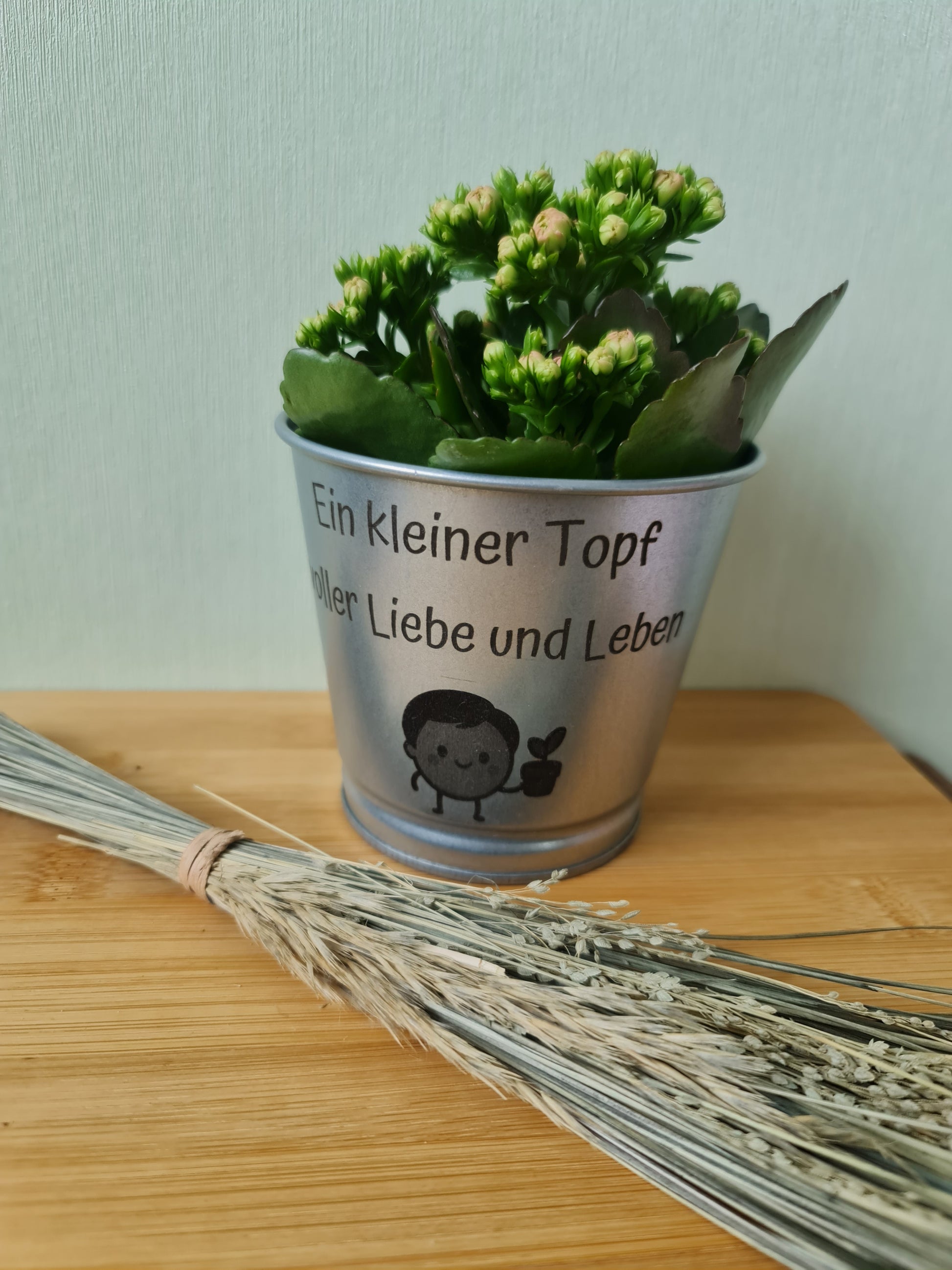 Blumentopf "Ein kleiner Topf voller Liebe und Leben"