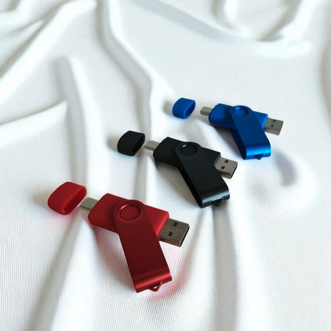 Personalisierter USB-Stick mit USB-C und Lasergravur