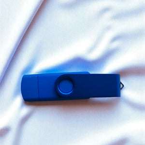 Personalisierter USB-Stick mit USB-C und Lasergravur