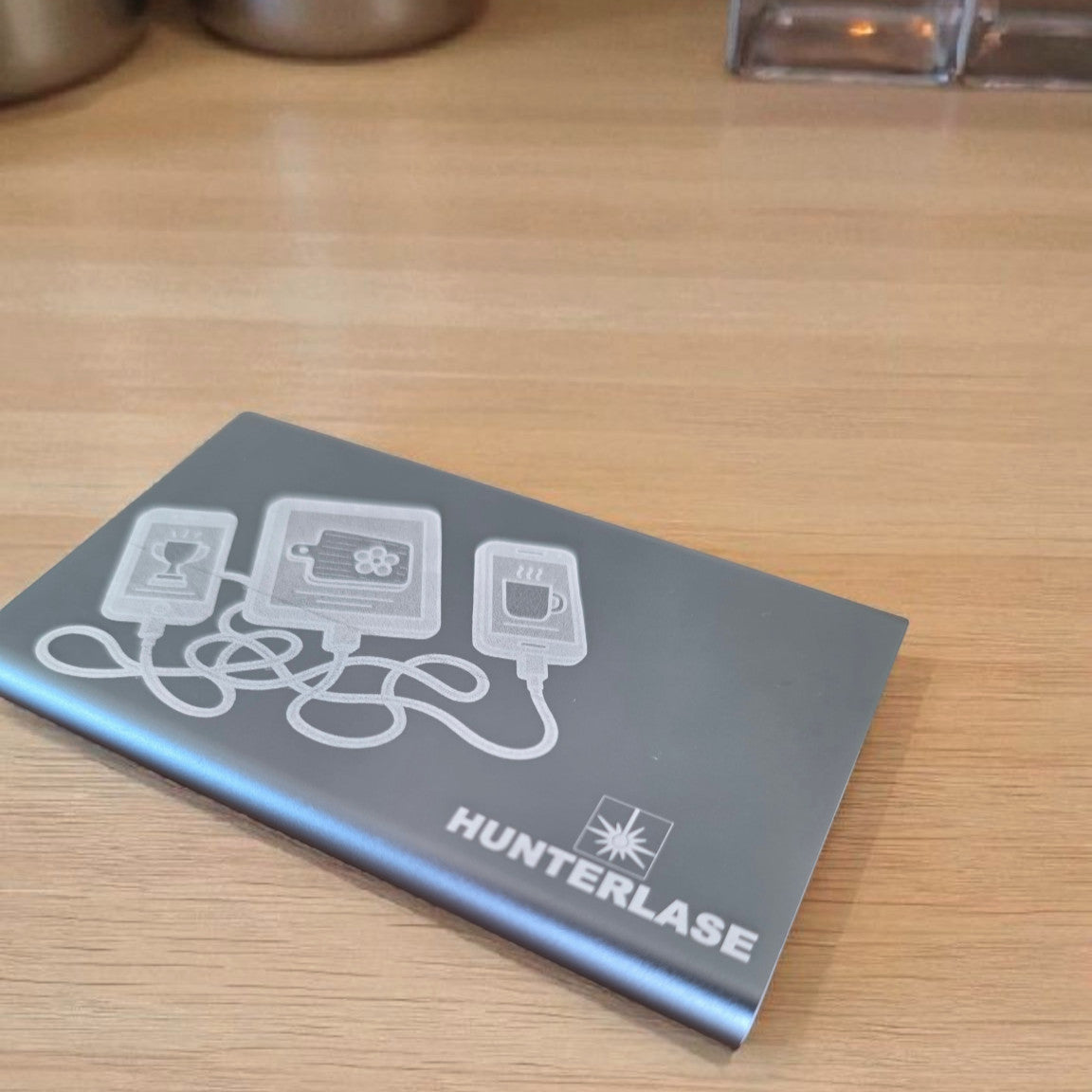 Personalisierte Powerbank –  | 4000 mAh mit LED-Anzeige