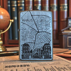 Original Zippo® Feuerzeug Brushed Chrome mit Personalisierter Gravur