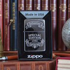 Original Zippo® Feuerzeug High Polish Black mit Personalisierter Gravur
