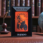 Original Zippo® Feuerzeug Regular Metallic Red mit Personalisierter Gravur