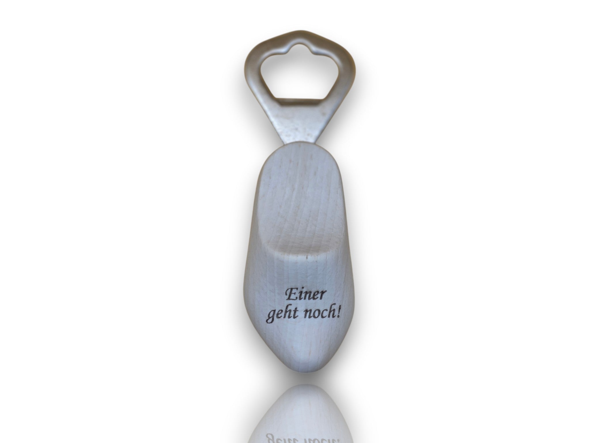Flaschenöffner im klassischen Holzschuh-Design  (personalisiert)
