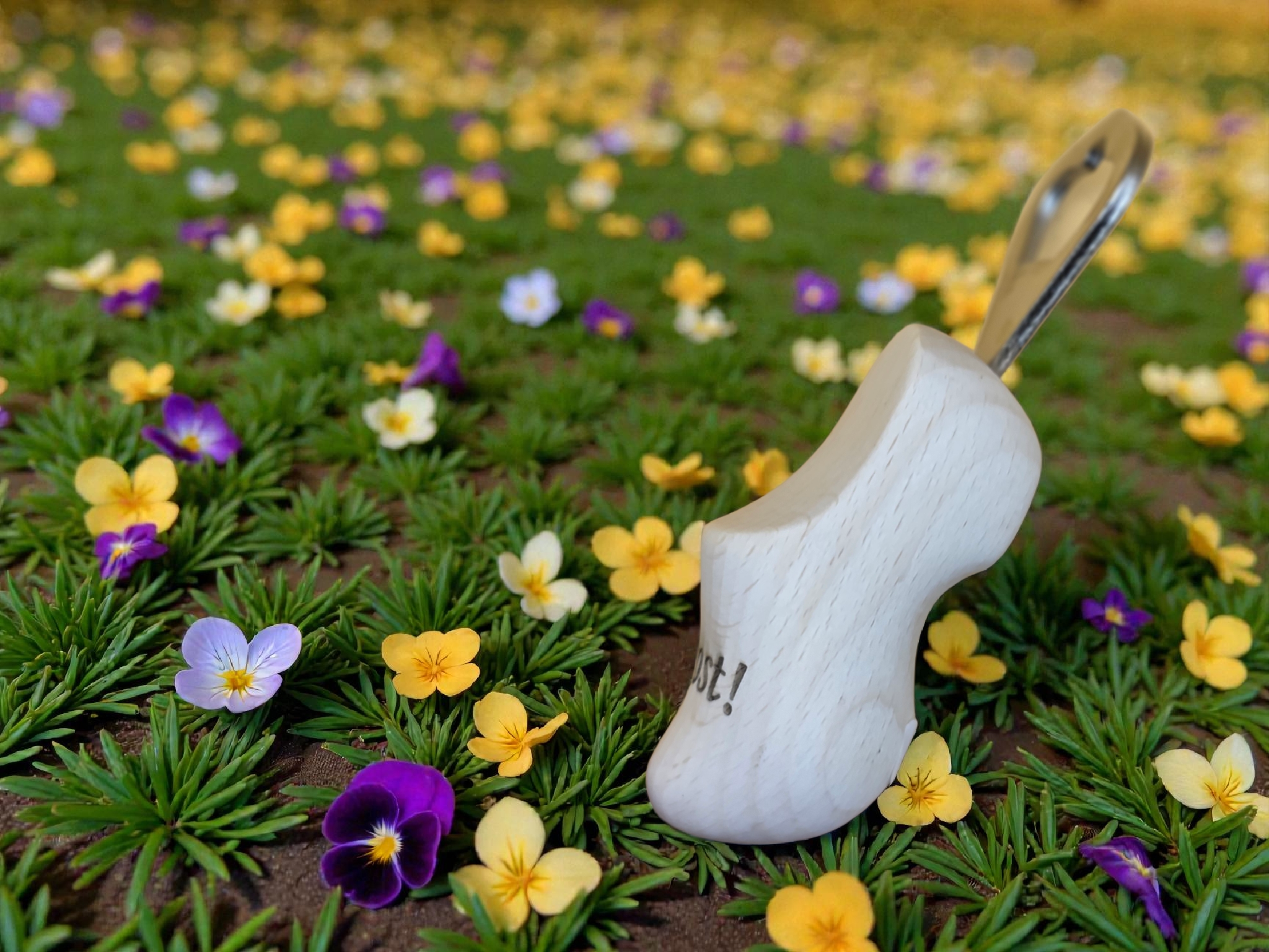 Flaschenöffner im klassischen Holzschuh-Design