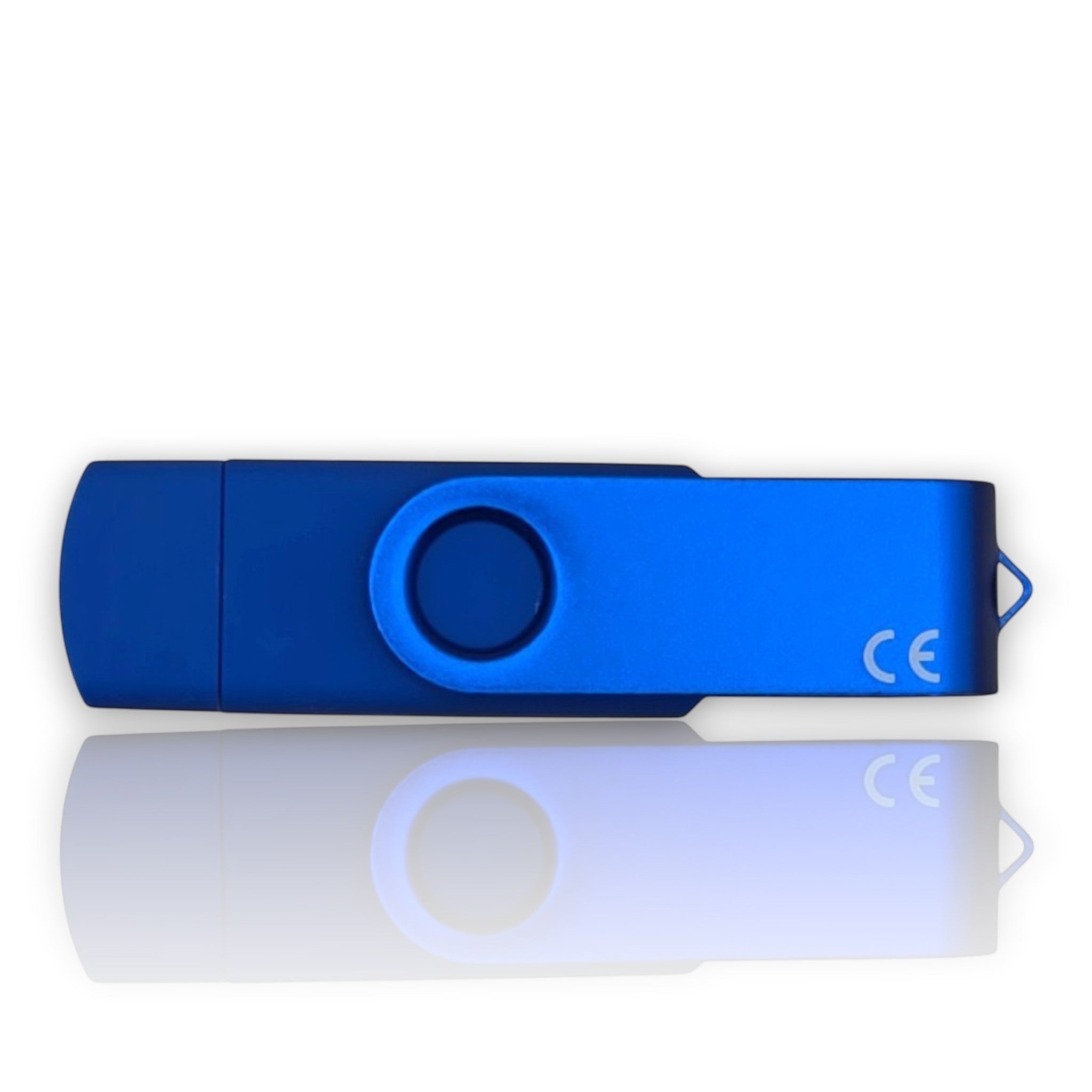 USB-Stick mit Namensgravur / Logo – Metall, USB-C, 8 GB (Rot)
