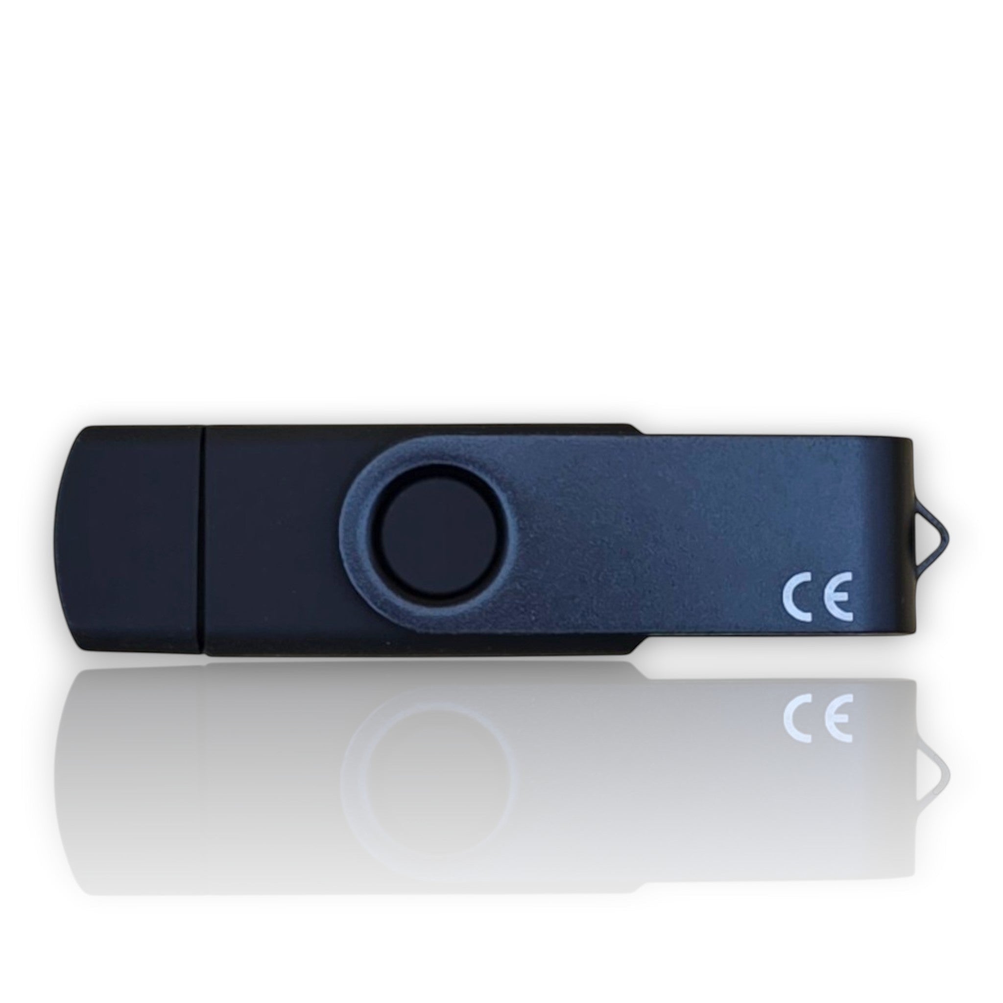 USB-Stick mit Namensgravur / Logo – Metall, USB-C, 8 GB (Rot)