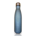 Thermoflasche Blau Glitzer mit Persönlicher Gravur