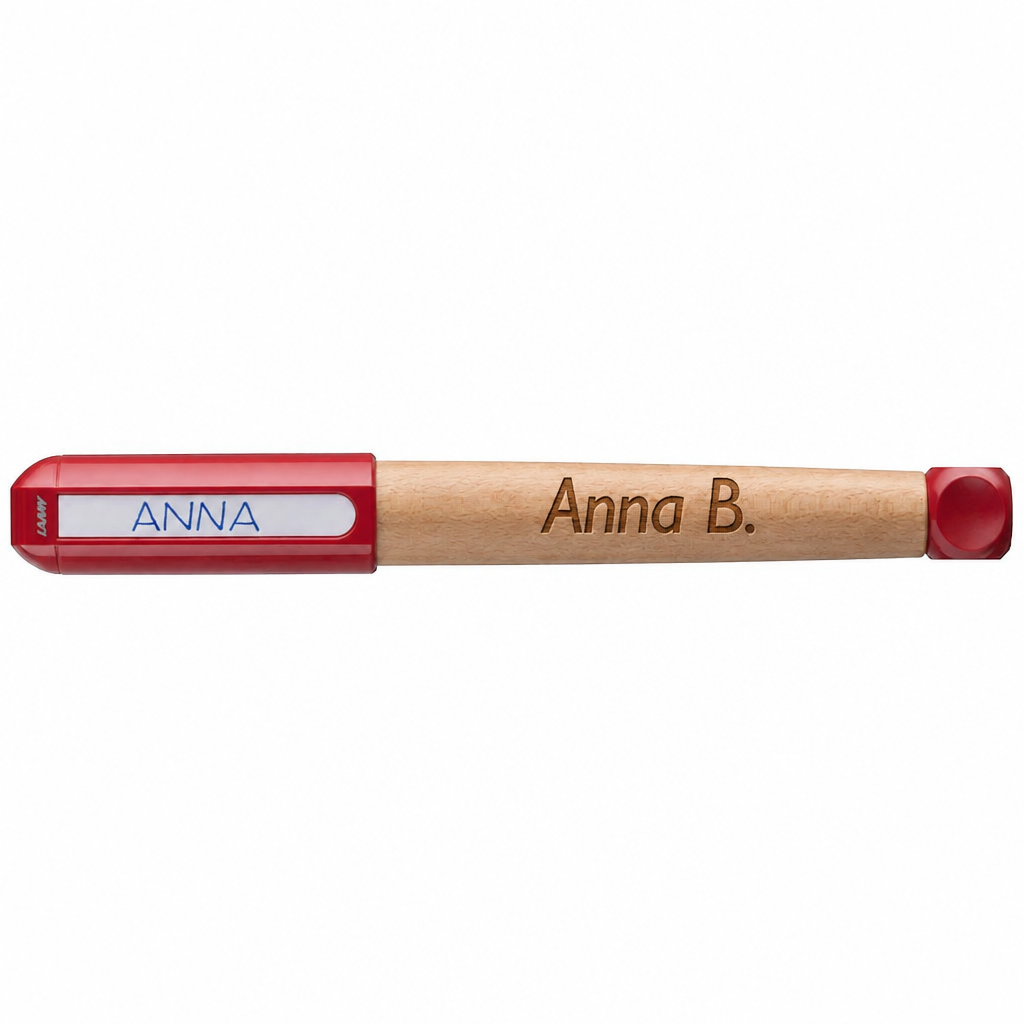 LAMY® abc Füllhalter Rot mit persönlicher Gravur