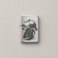 Original Zippo® Feuerzeug Brushed Chrome mit Personalisierter Gravur