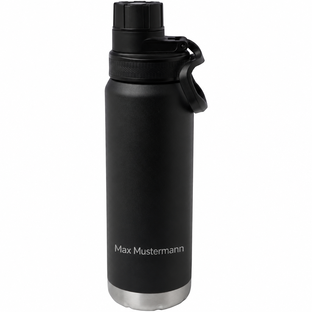 Trinkflasche 700ml schwarz