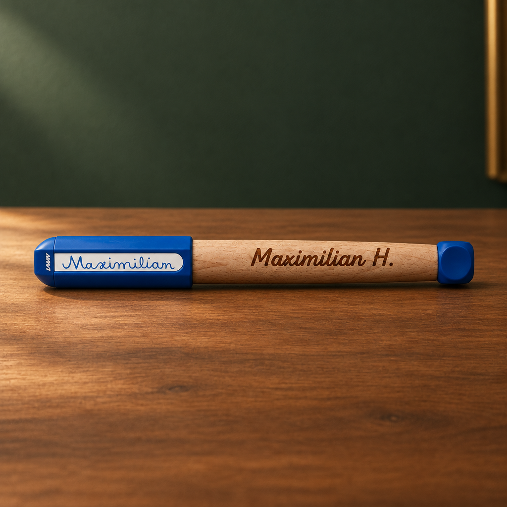 LAMY® abc Füllhalter Blau mit persönlicher Gravur