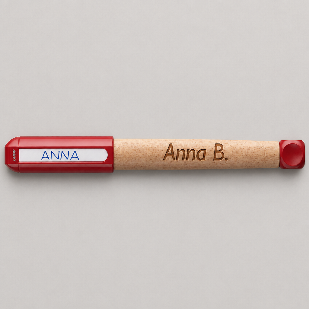 LAMY® abc Füllhalter Rot mit persönlicher Gravur
