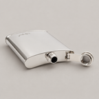 Original Zippo Flachmann (177 ml / 6 oz) aus Edelstahl mit individueller Lasergravur
