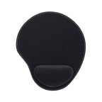 Ergonomisches PU-Leder Mauspad mit Handgelenkauflage – Individuelle Lasergravur (Farbwechsel Braun zu Gold)