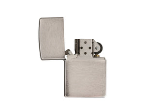 Original Zippo® Feuerzeug Brushed Chrome mit Personalisierter Gravur