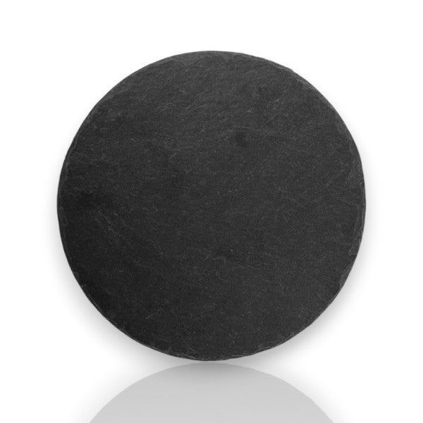 Schieferplatte mit Gravur Rund 20 cm