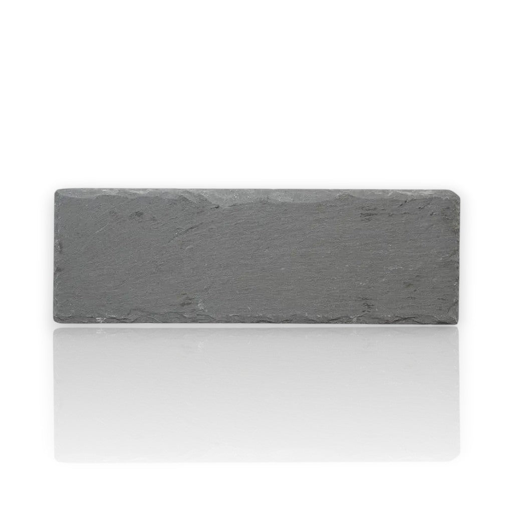 Schieferplatte mit Gravur Rechteckig 30x10cm