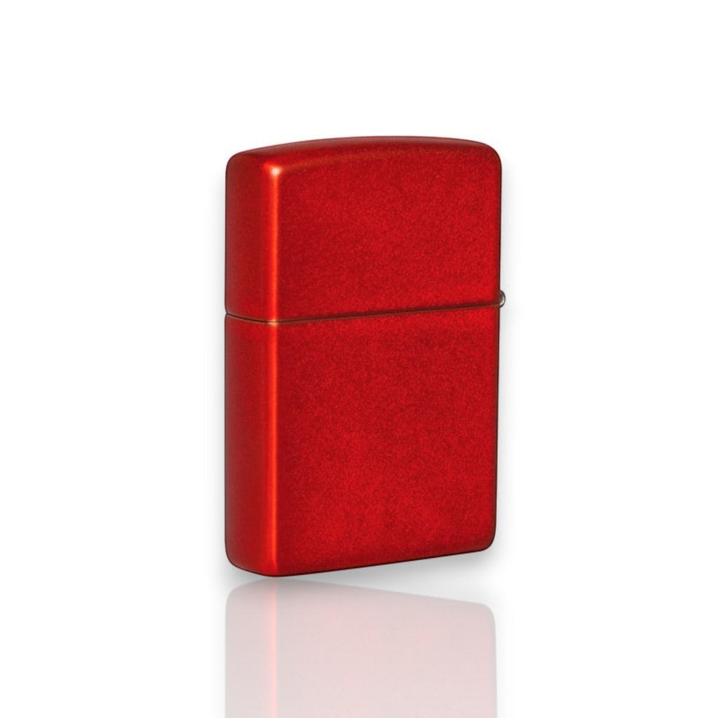 Original Zippo® Feuerzeug Regular Metallic Red mit Personalisierter Gravur