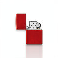 Original Zippo® Feuerzeug Regular Metallic Red mit Personalisierter Gravur