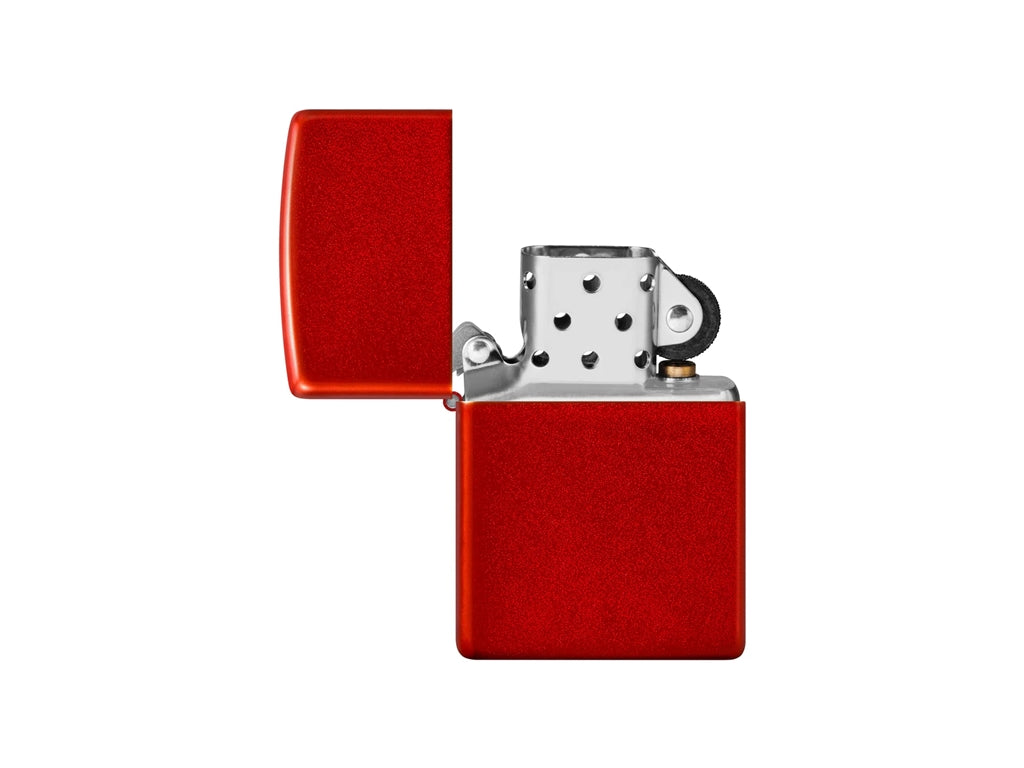 Original Zippo® Feuerzeug Regular Metallic Red mit Personalisierter Gravur