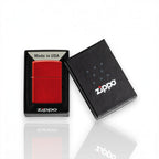 Original Zippo® Feuerzeug Regular Metallic Red mit Personalisierter Gravur