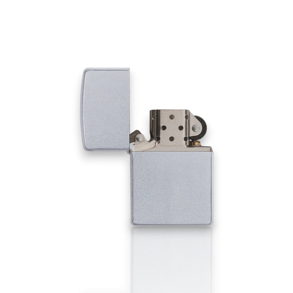 Original Zippo® Feuerzeug Reg Satin Finish mit Personalisierter Gravur