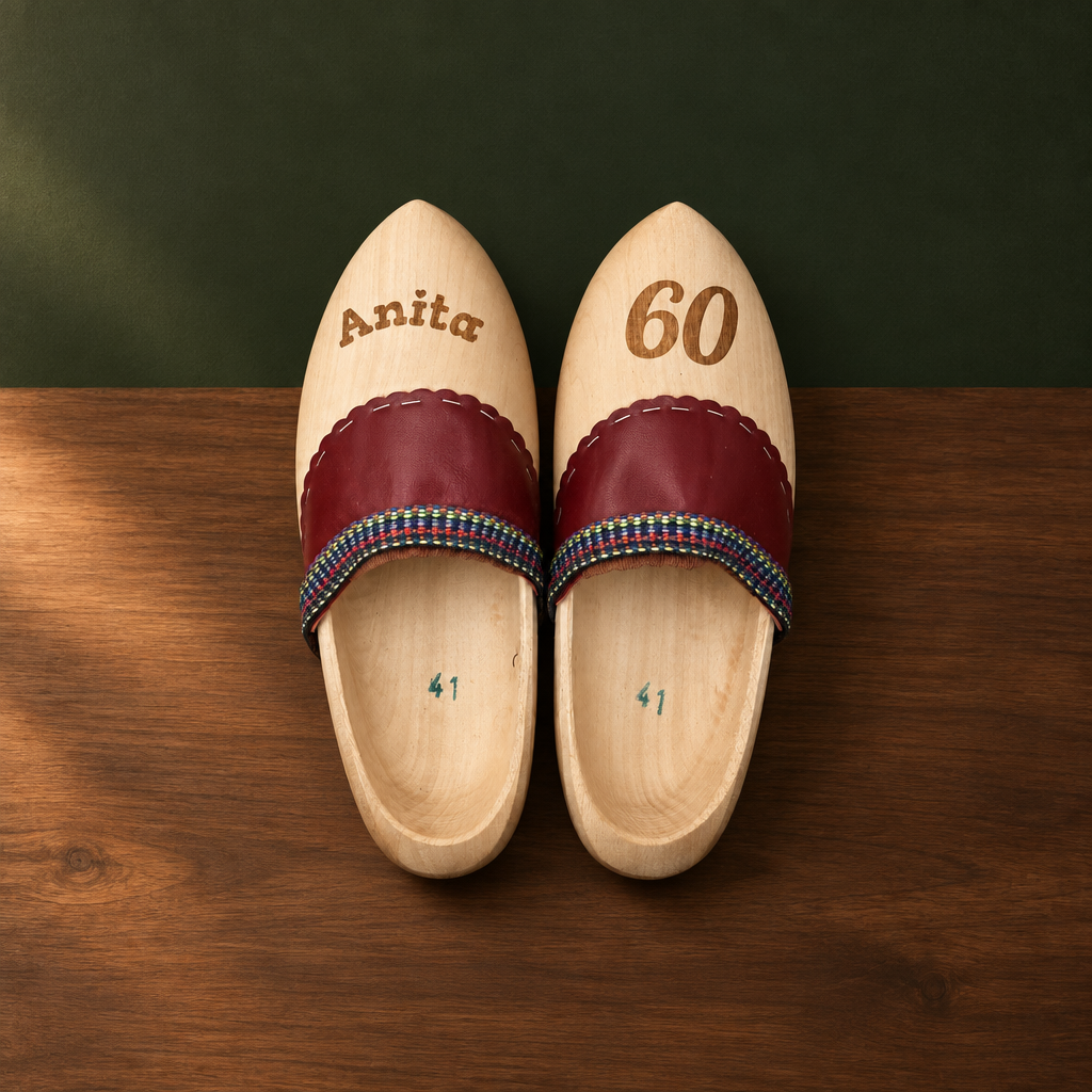klassische Holzschuhe Klumpen  mit persönlicher Gravur