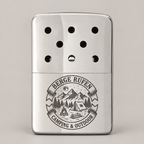 Original Zippo Handwärmer (6 Stunden, Hochglanz-Chrom) mit individueller Lasergravur