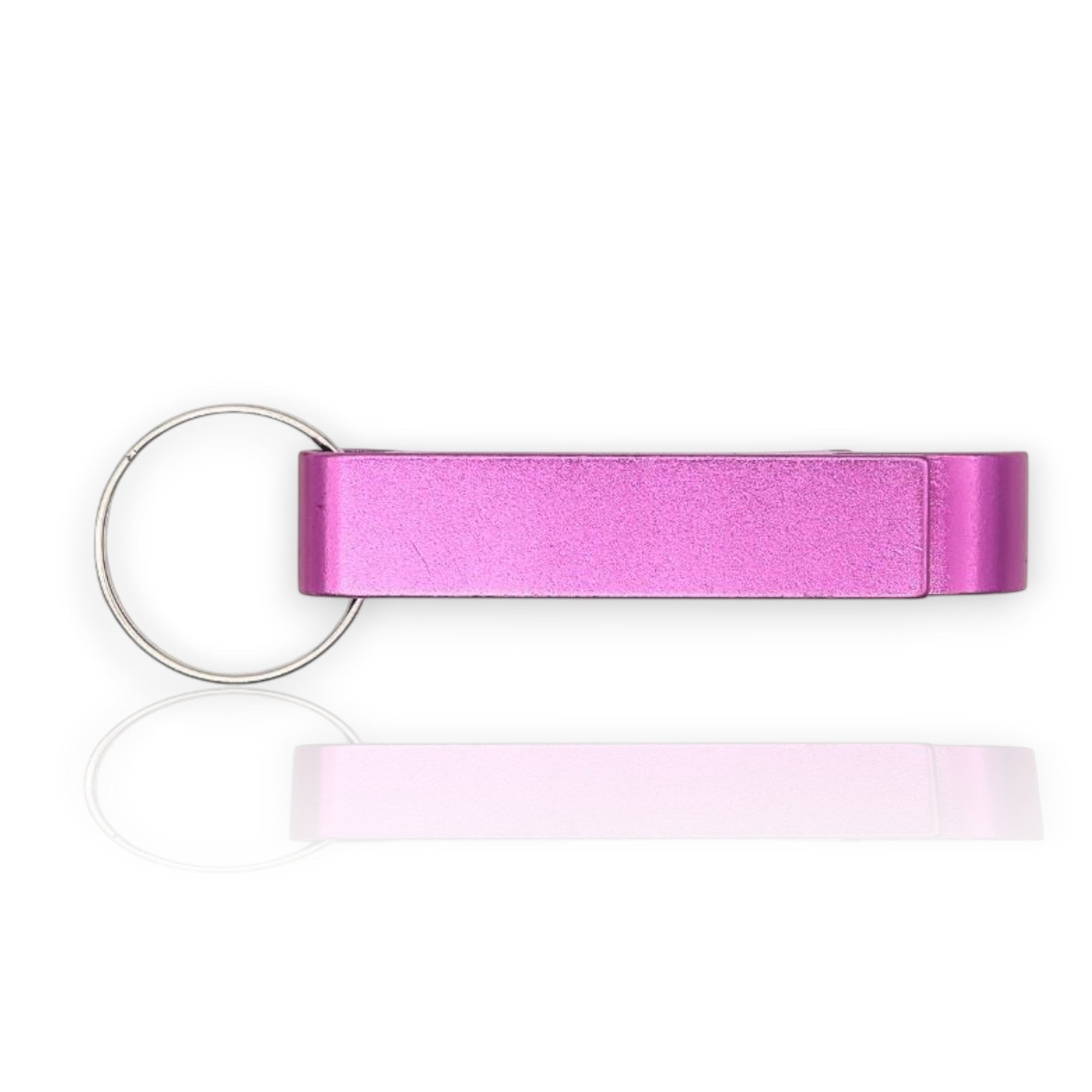 HUNTERLASE Alu Flaschenöffner aus Aluminium in Lila mit Schlüsselring