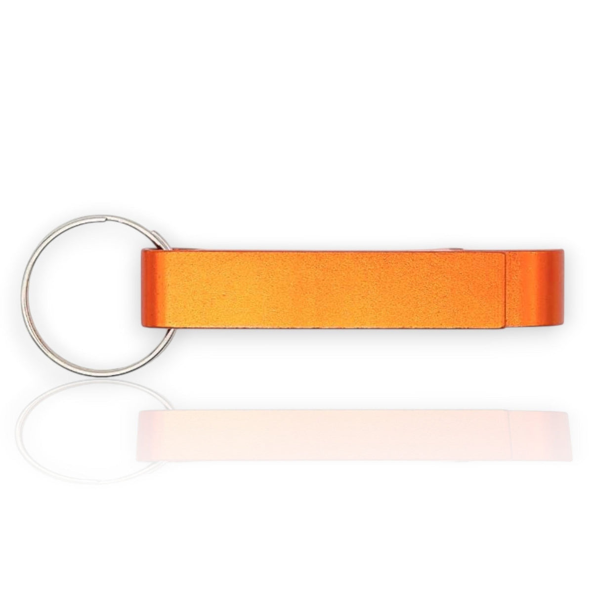 HUNTERLASE Alu Flaschenöffner aus Aluminium in Orange mit Schlüsselring