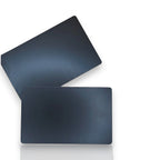HUNTERLASE personalisierte Aluminium Fotokarte (86 x 54 mm) mit Lasergravur, robust und kratzfest, ideal als Geschenk.