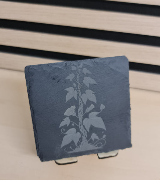 Schieferplatte mit Gravur