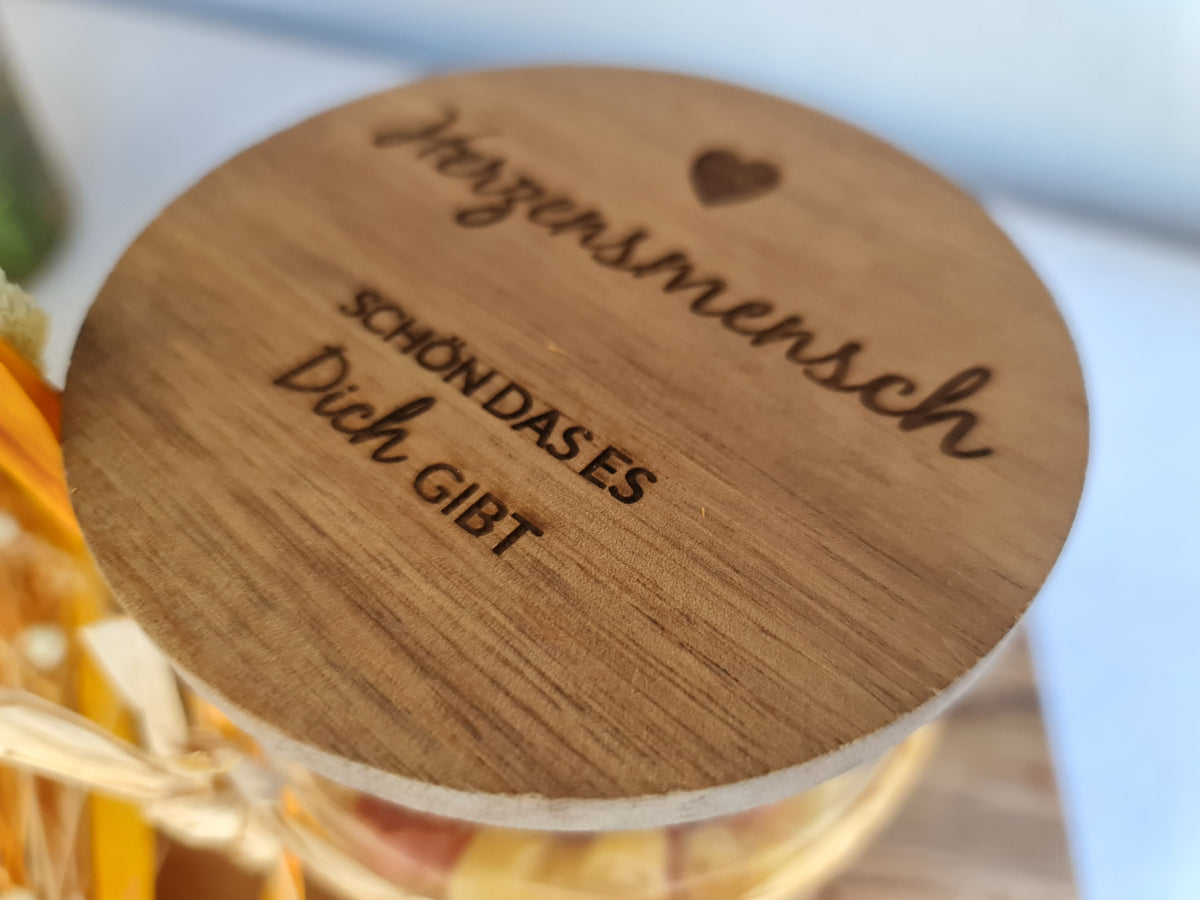 Vorratsglas, Geschenk, Herzensmensch