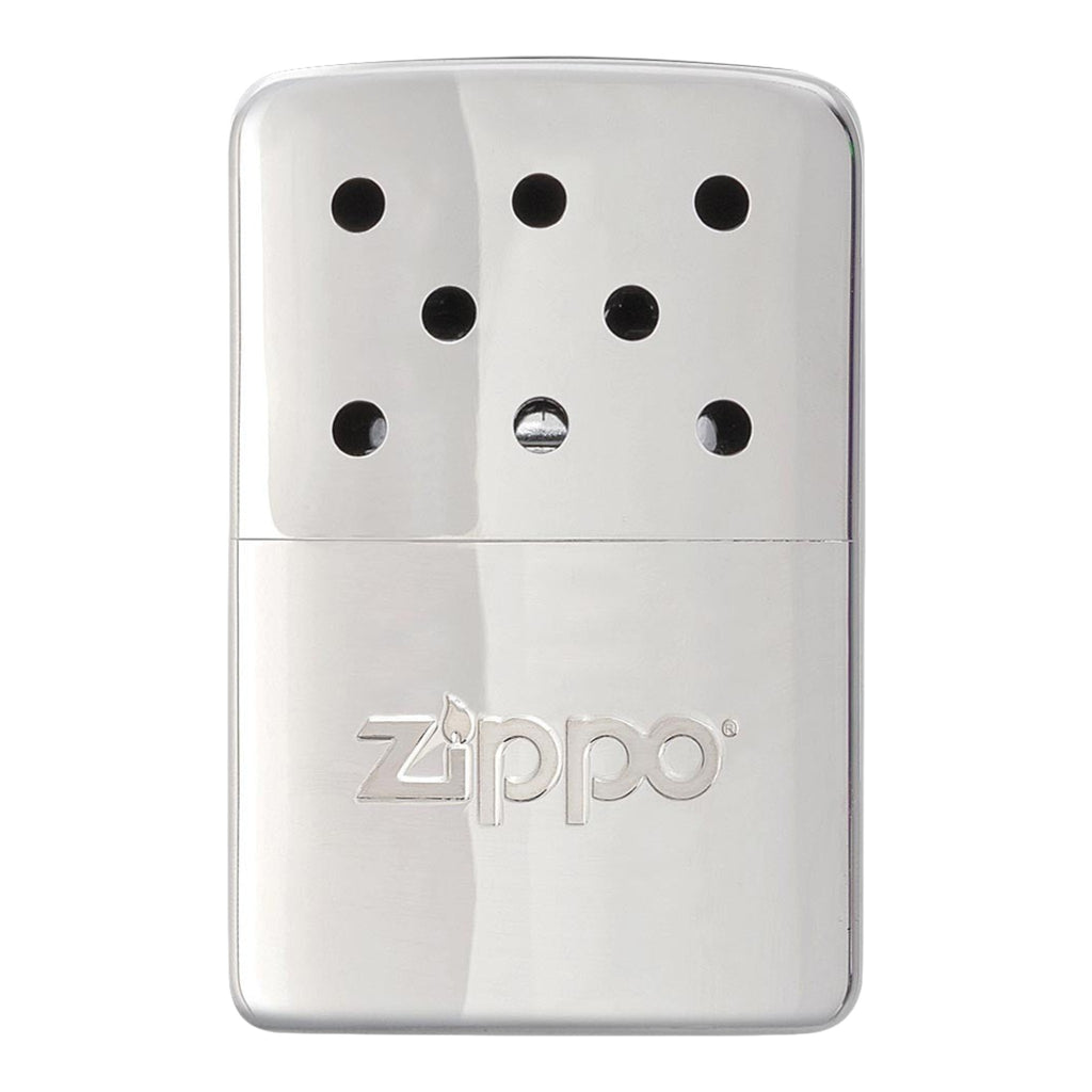 Original Zippo Handwärmer (6 Stunden, Hochglanz-Chrom) mit individueller Lasergravur