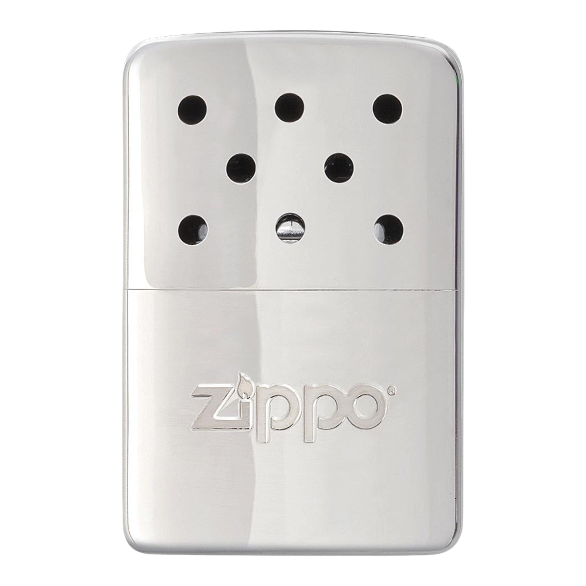 Original Zippo Handwärmer (6 Stunden, Hochglanz-Chrom) mit individueller Lasergravur