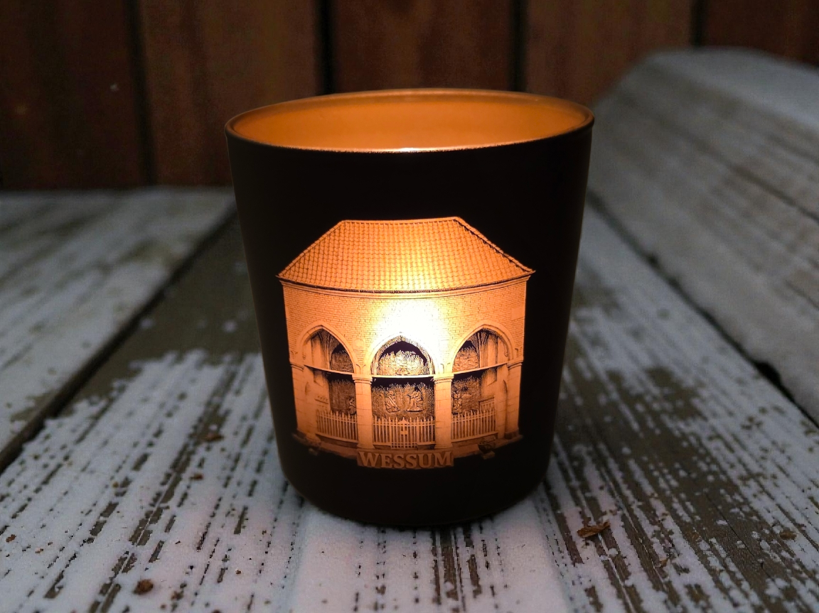 Windlicht in Heimatgravur