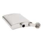 Original Zippo Flachmann (177 ml / 6 oz) aus Edelstahl mit individueller Lasergravur