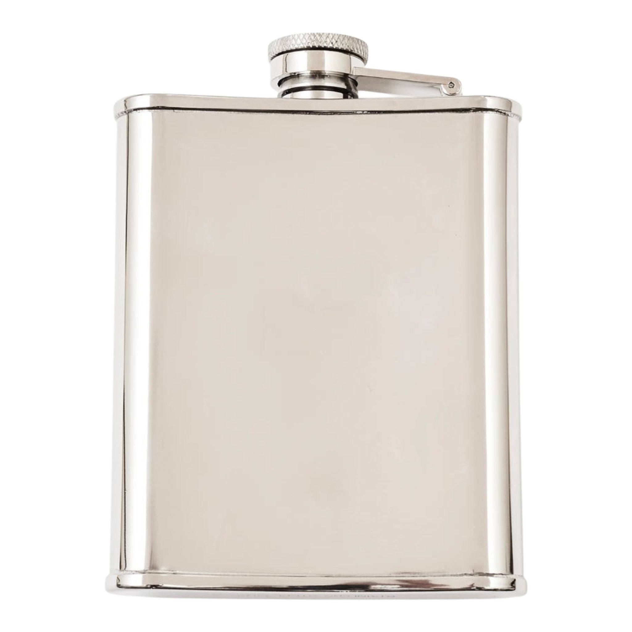 Original Zippo Flachmann (177 ml / 6 oz) aus Edelstahl mit individueller Lasergravur