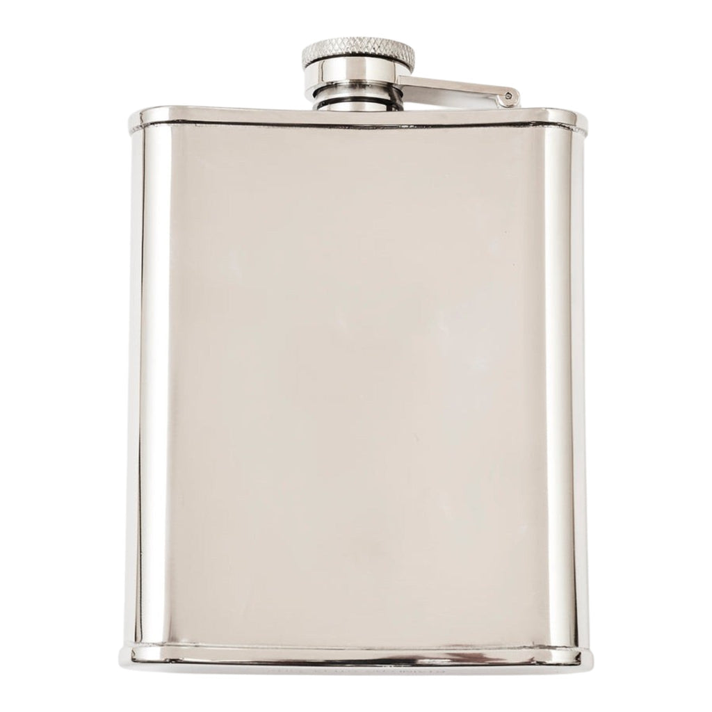 Original Zippo Flachmann (177 ml / 6 oz) aus Edelstahl mit individueller Lasergravur
