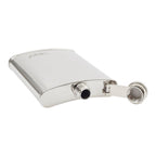 Original Zippo Flachmann (177 ml / 6 oz) aus Edelstahl mit individueller Lasergravur