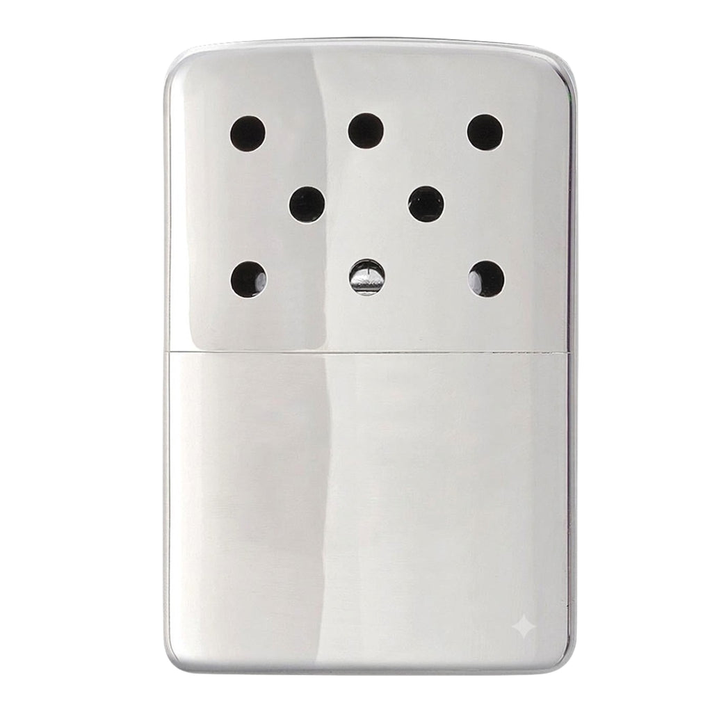Original Zippo Handwärmer (6 Stunden, Hochglanz-Chrom) mit individueller Lasergravur
